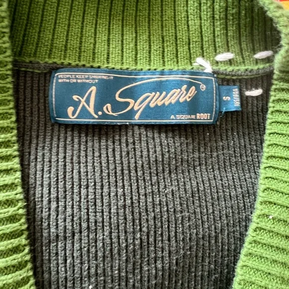 Vintage Loose Cardigan Knitted Sweaters for Women Stitch Patchwork B-12 - Picture 6 of 10